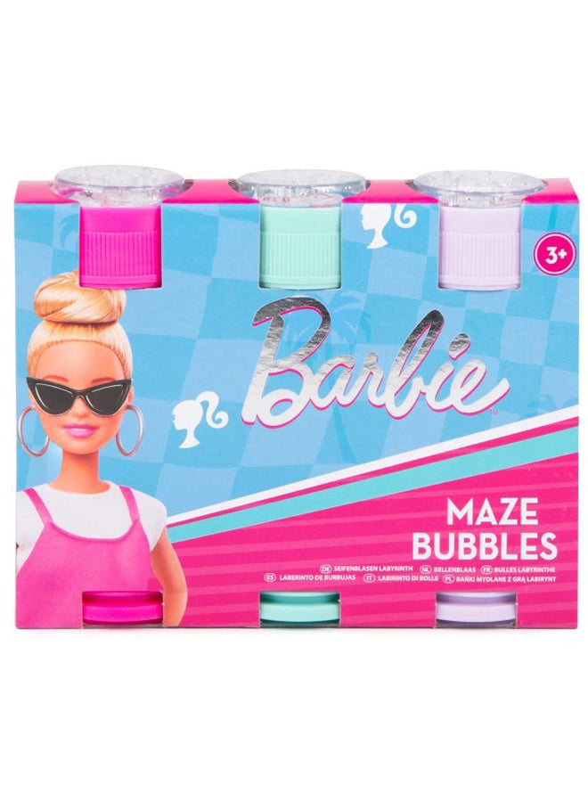 RMS, Barbie Maze Bubbles 3 Pack – Fun Kids Toy, Interactive Playtime & Gift Item