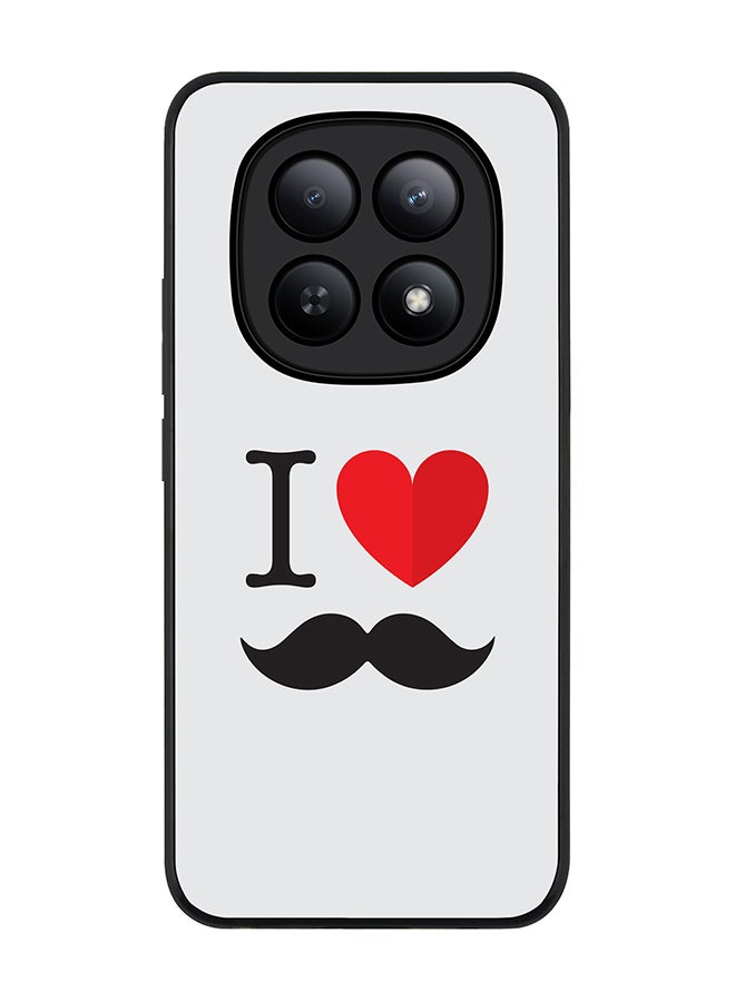 For Xiaomi Redmi Note 15 5G / Poco M8 Case,Slim fit Camera Protection, Shockproof Thin Phone cover  - I Love Moustashe