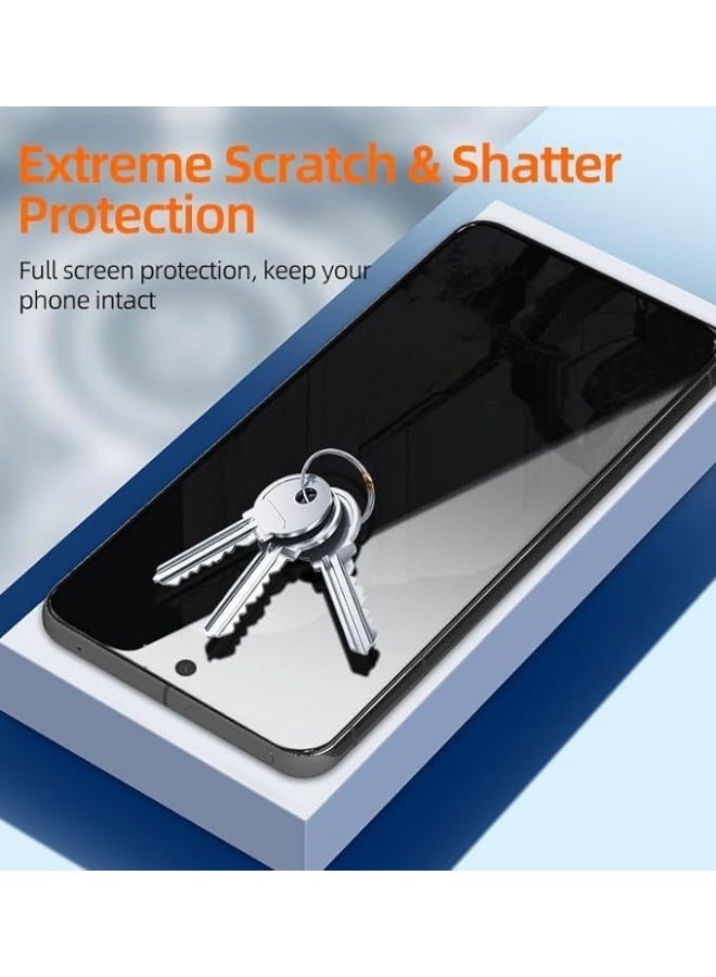 DUSALA Samsung Galaxy S25 Edge Privacy Glass Screen Protector  Tempered Glass Film 9H Hardness Scratch Resistant Screen Protector for Galaxy S25 Edge - Image 4