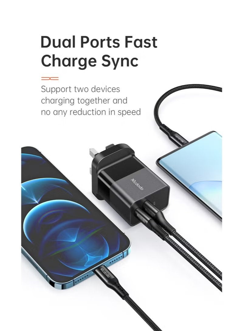 Mcdodo 20W Fast Charger USB-C Power Adapter PD Fast Charging, Compact Lightweight Wall Charger, Smart Safety Protection, Portable Type-C Charging Block for Smartphones Tablets Accessories - Image 5