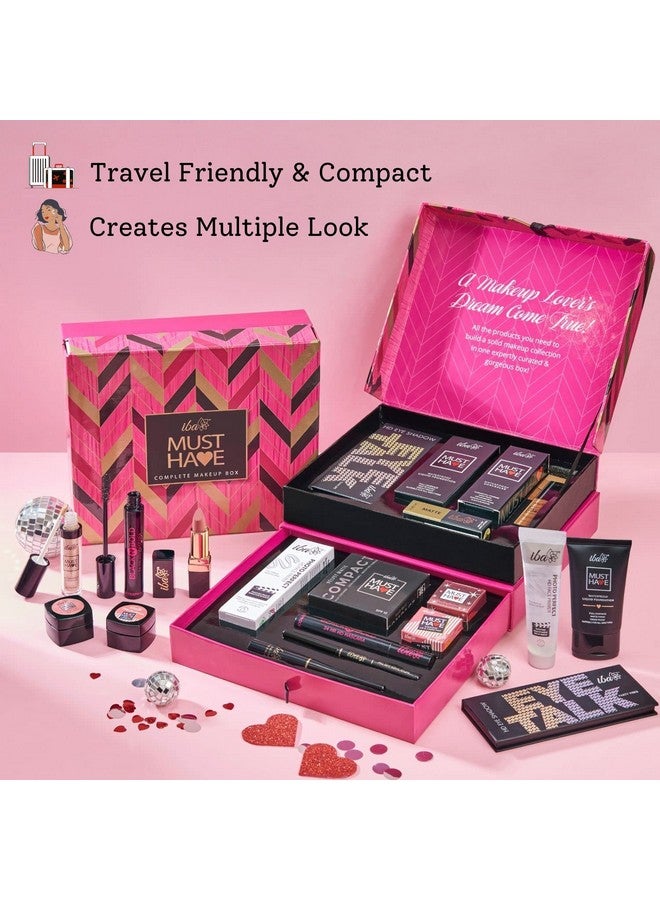 إيبا مجموعة مكياج متكاملة لا غنى عنها للنساء (متوسطة) l مع 11 منتجًا أساسيًا l مجموعة مكياج للنساء l مقاوم للماء l مكياج عرائس للنساء l مكياج كامل للوجه | نباتي 100% وخالٍ من القسوة - Image 2