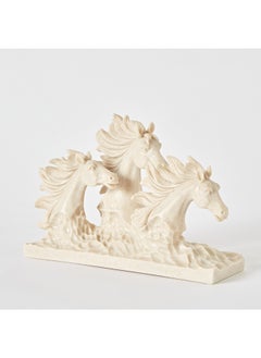 Home Box Luxe Polyresin Light Terracotta Horse Accent 25.5 x 15.5 x 9 cm  - Image 5