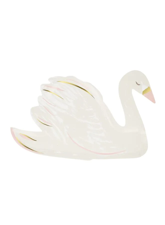 Meri Meri Swan Shaped Plates