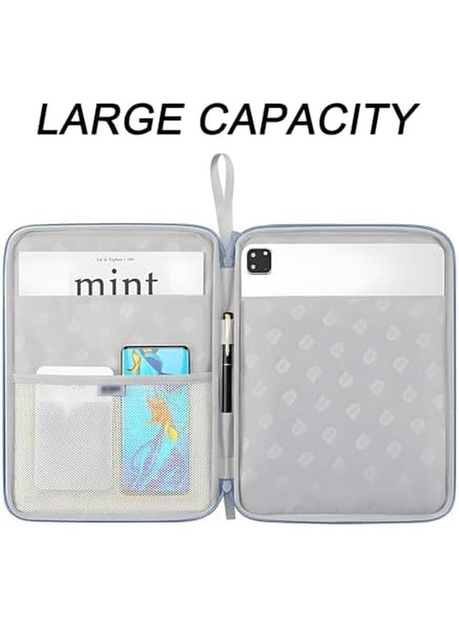 erorex Tablet Sleeve Bag 11 Inch Shockproof Tablet Sleeve Pouch Protective Bag With Hand Strap Water Resistant Durable Ipad Sleeve Laptop Sleeve Case For 9 11 Inch Tablet Blue  - Image 4