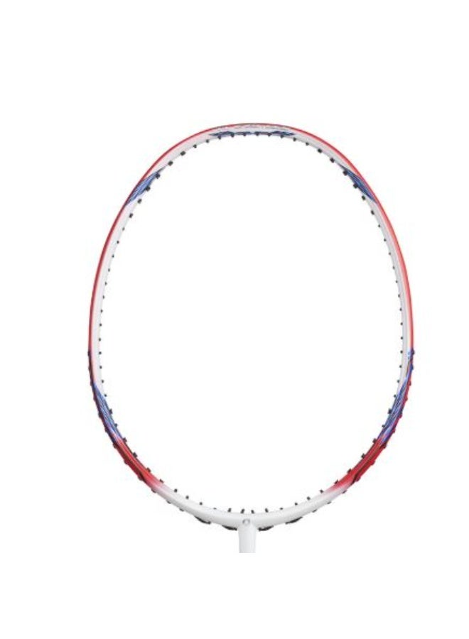 Apacs Feather Weight 500 Badminton Racket, White/Red, 7U – Ultra Lightweight Graphite Frame, Super Fast Swing Speed, High Control & Maneuverability for Training and Match Play - Image 4