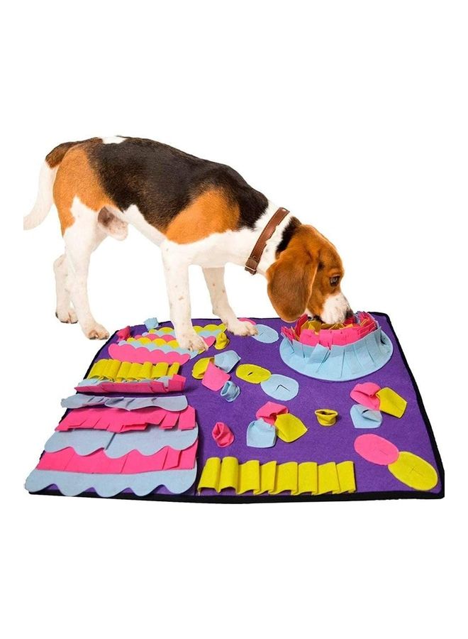 Multicolour Pet Snuffle Feeding Mat 40cm - Image 1