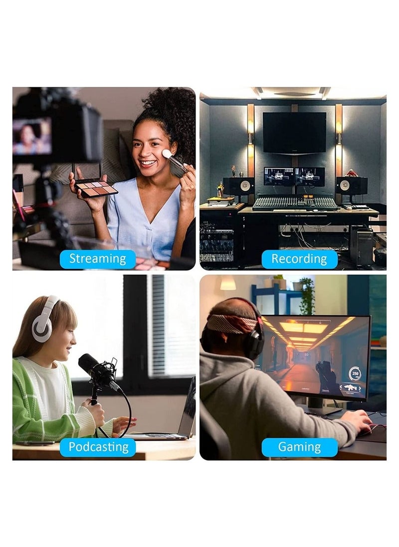 DMG TECH - USB Condenser Microphone Gaming Microphone - Image 1
