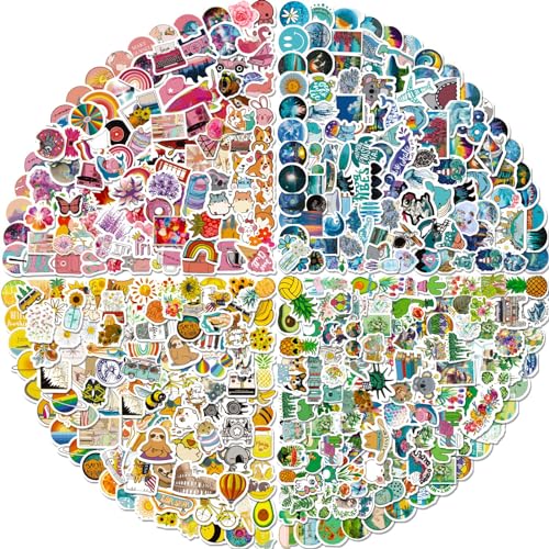 Arme Stickers Pack, 400 PCS Cute Vinyl Stickers for Water Bottles, Art Laptap Stickers for Kids Teens Girls Adults, Waterproof Stickers for Skateboard Notebooks Phone - Image 1