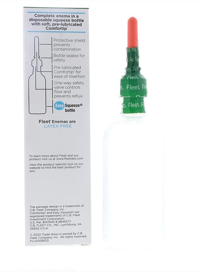 Fleet Enema Extra Saline Laxative, 7.8 oz. (Pack of 3) - Image 4