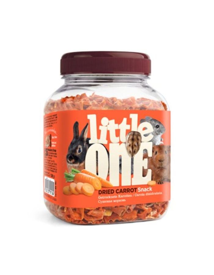 Little One™ Dried Carrot Snack for Rabbits and Rodents 200g – Natural Chew & Healthy Treat