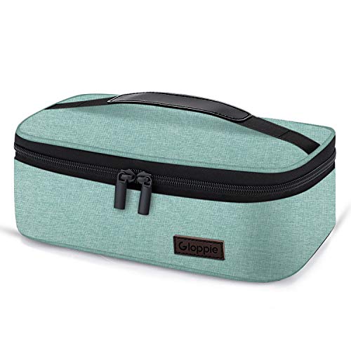 Gloppie Little Lunch Bag Small Insulated Lunch Box for Women Kids Lunchbox Mini Lunchbag Portable Cooler Bags Petty Lunch Pail Reusable Snack Container, Green - Image 1