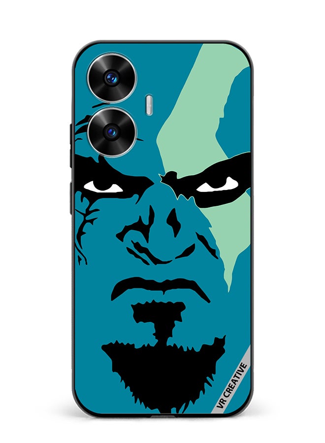 VR CREATIVE Protective Case Cover For Realme C55 Face God Of War Design Multicolour - Image 1