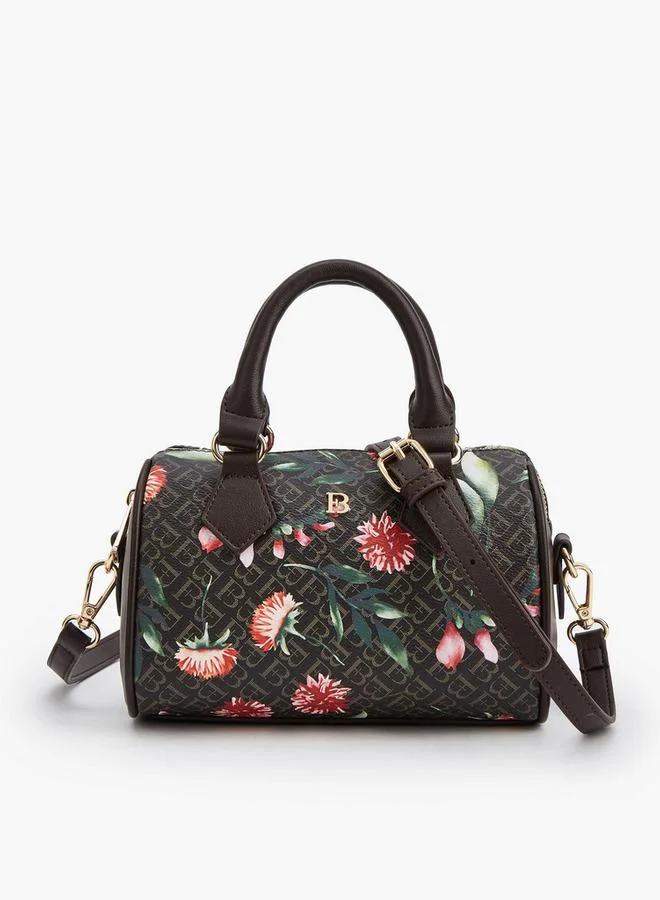 Flora Bella By Shoexpress Printed Crossbody Bag with Detachable Strap