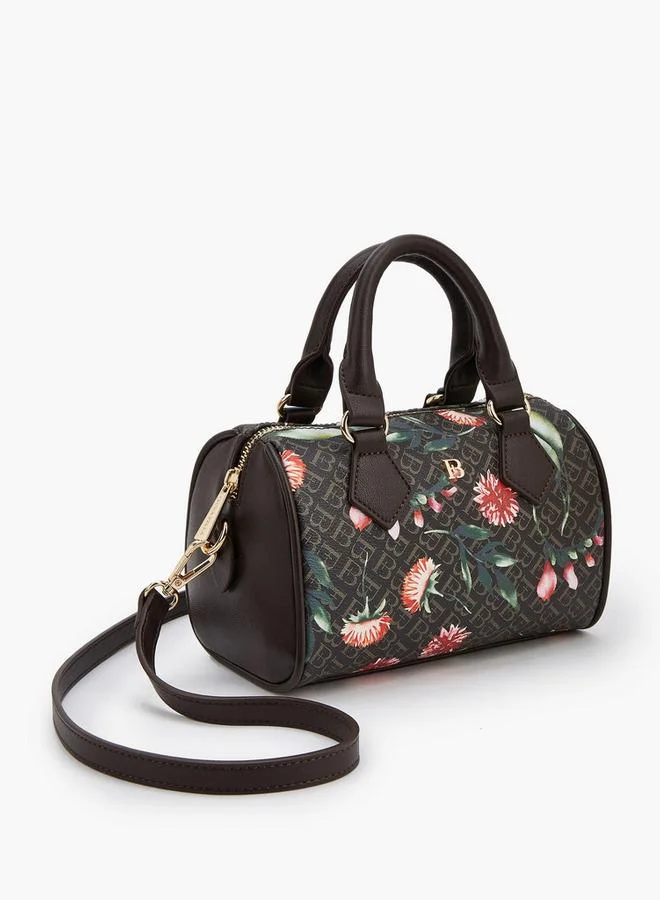 Flora Bella By Shoexpress Printed Crossbody Bag with Detachable Strap
