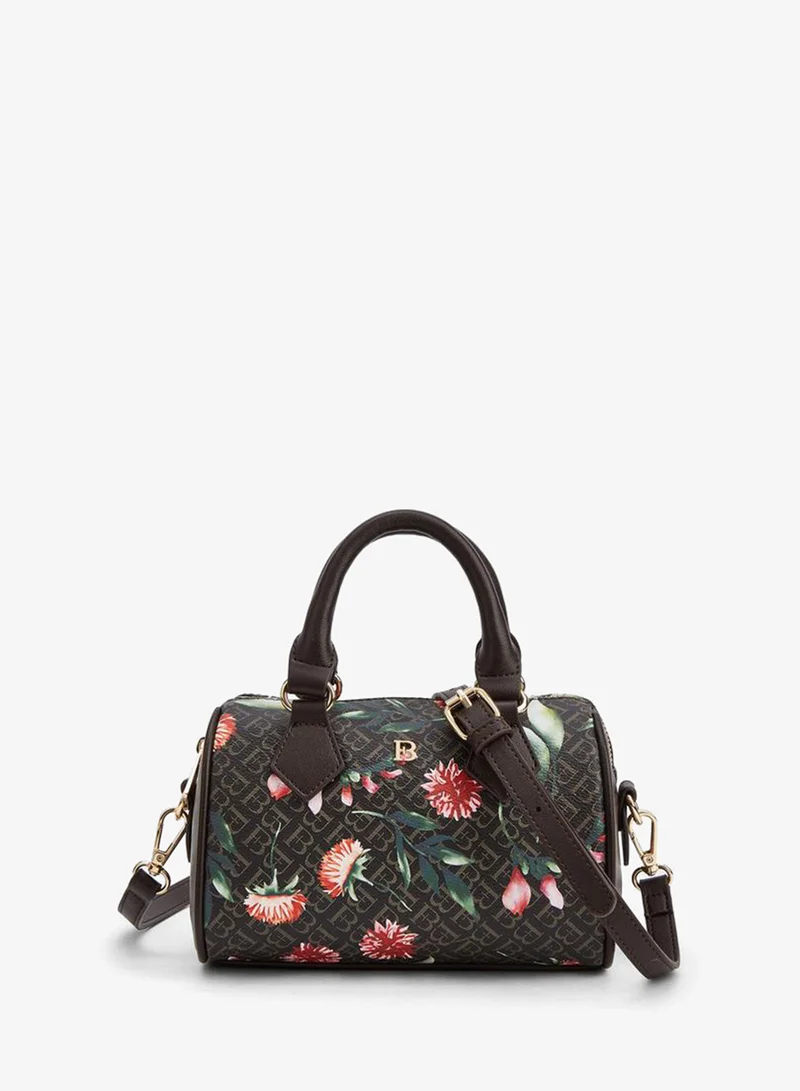 Flora Bella By Shoexpress Printed Crossbody Bag with Detachable Strap