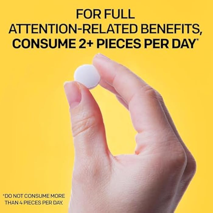 Natural Stacks Paraxanthine Supplement 100mg - Caffeine Free Focus Supplement for Productivity & Attention Support - Clinically Tested Enfinity Paraxanthine - Jitter Free Energy Support - 30 Melon Mint Focus Bites - Image 4