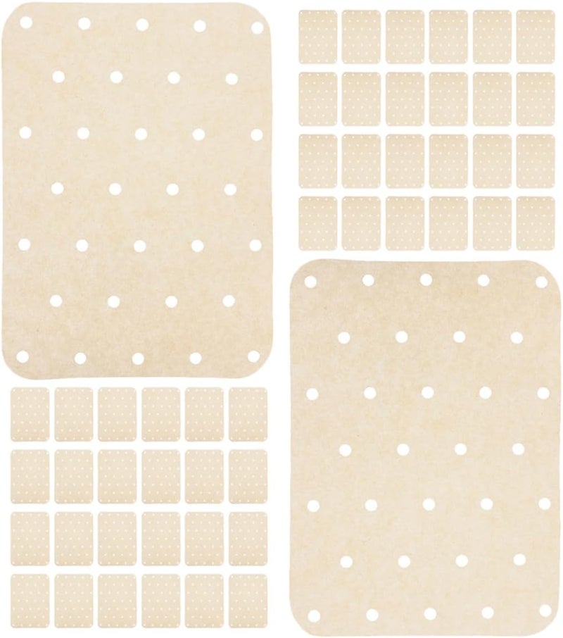 360pcs Air Fryer Disposable Parchment Paper Liners, Perforated Non-stick Oven-safe Baking and Steaming Paper Pads, Unbleached Food-grade Cooking Sheets for Air Fryers and Ovens - Image 1