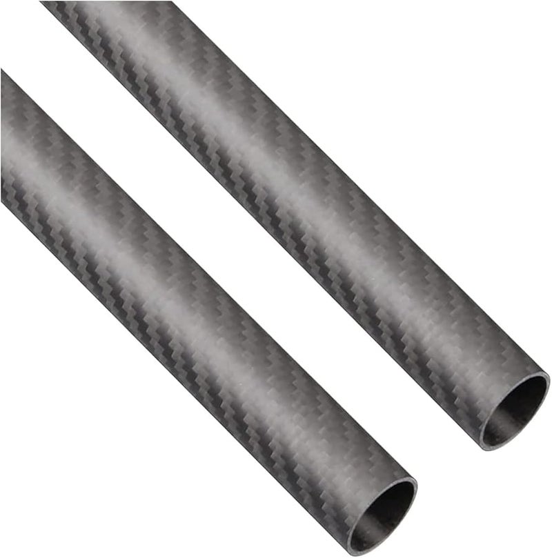 30x28x500mm أنبوب من ألياف الكربون 3K نسج تويل سطح غير لامع لطائرات الملتيكوبتر DIY - Image 2