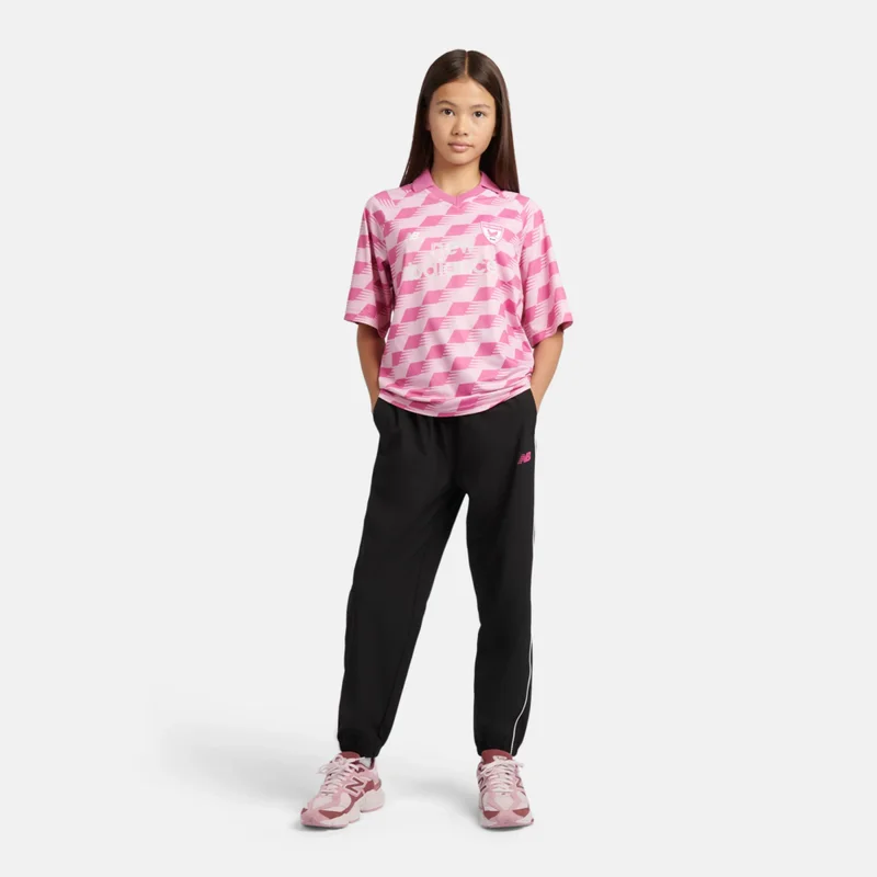 New Balance Light Raspberry Megaspeed Printed Football T-Shirt for Women | Best Price UAE