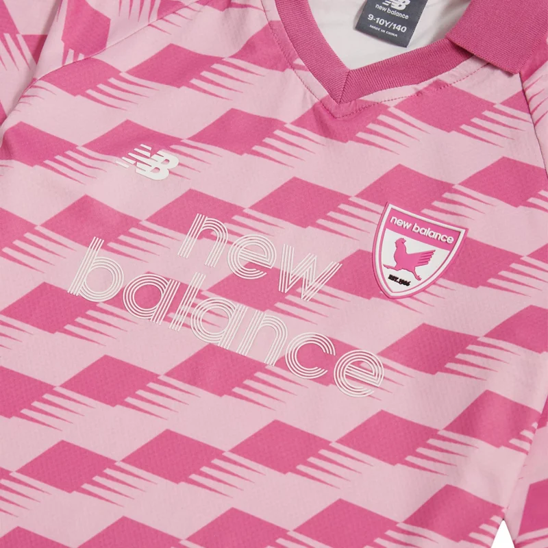 New Balance Light Raspberry Megaspeed Printed Football T-Shirt for Women | Best Price UAE