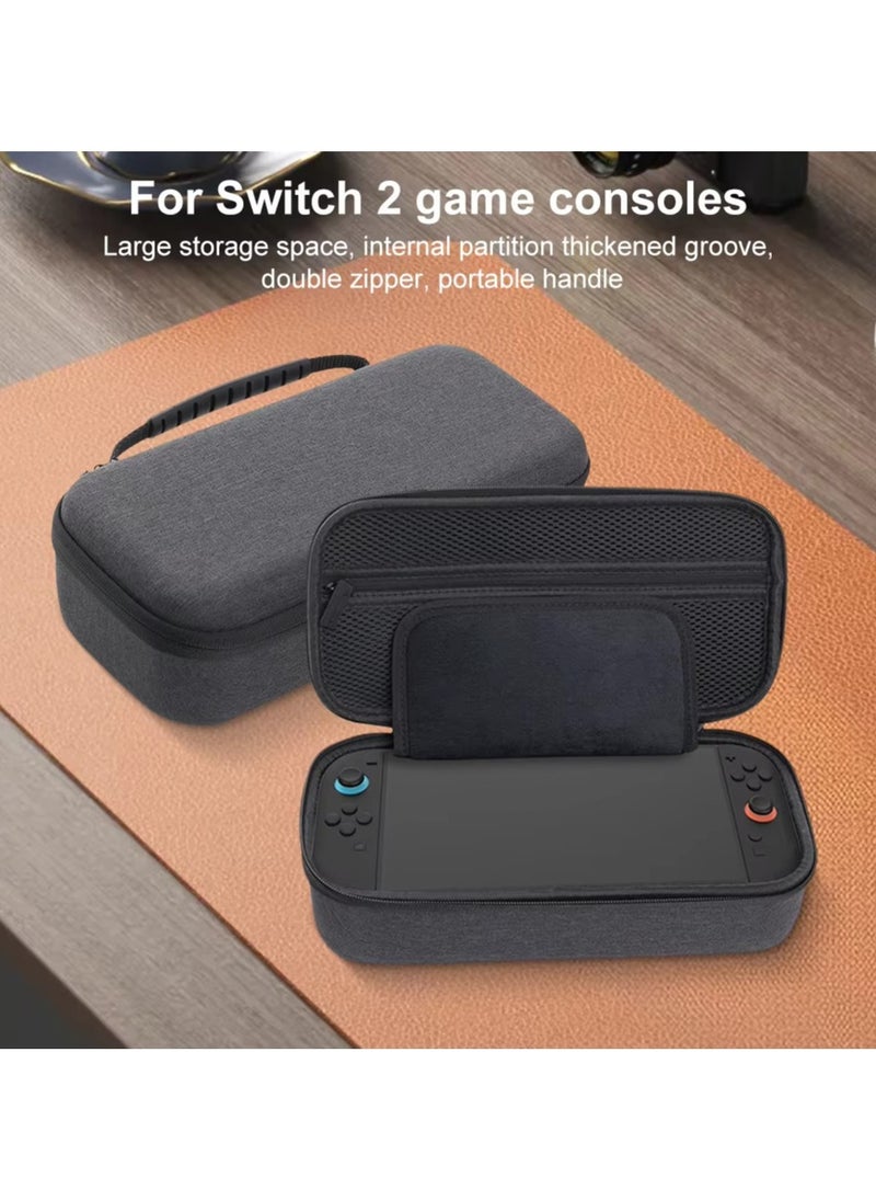 Generic Carrying Case Compatible with Nintendo Switch 2 with 12 Games Cartridges Protective Hard Shell Travel Carrying Case Pouch for Console  Accessories  - Image 2