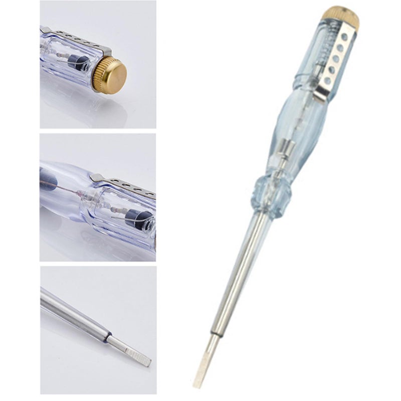 Transparent Voltage Tester Pen Non Contact AC Power Detector Electrical Screwdriver - Image 5