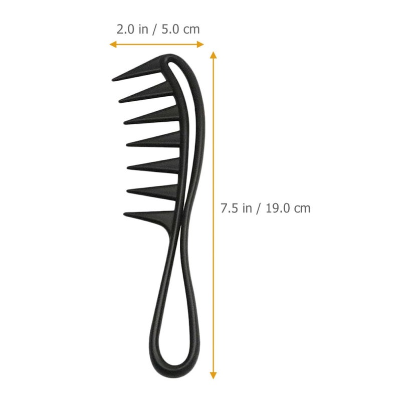 7pcs Wide Tooth Comb Detangling Curl Comb for Wet and Dry Hair Hairdressing Tool for Women and Men Home Salon Use - Image 2