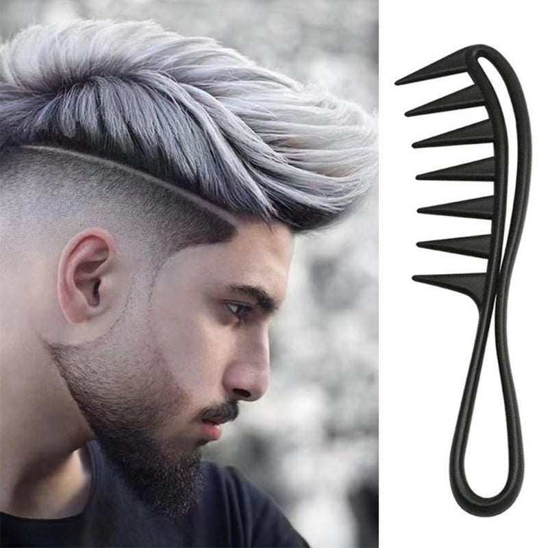 7pcs Wide Tooth Comb Detangling Curl Comb for Wet and Dry Hair Hairdressing Tool for Women and Men Home Salon Use - Image 4