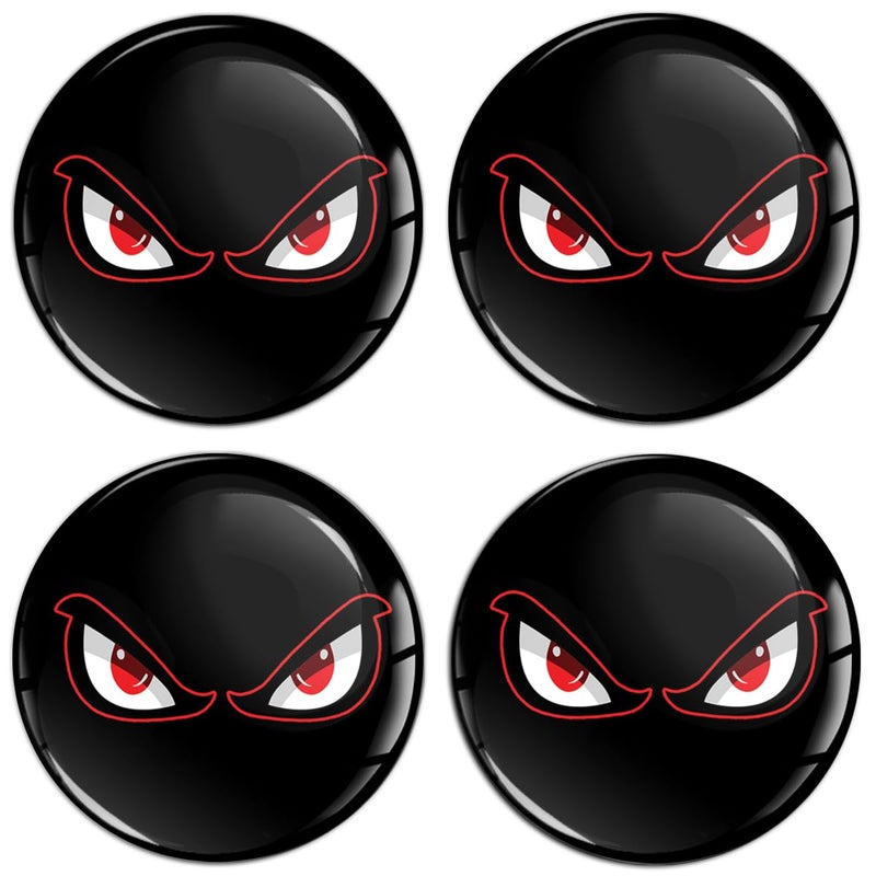SkinoEu 4 x 65mm 3D Stickers for Wheel Center Hub Caps Cover A 4065 - Image 3
