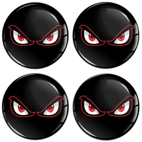 SkinoEu 4 x 65mm 3D Stickers for Wheel Center Hub Caps Cover A 4065 - Image 1