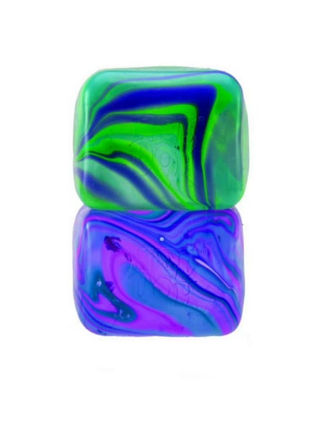 NeeDoh Swirl Cube, a delightful square sensory toy, random colors, 2.25-inch cube.（The color is random!） - Image 5