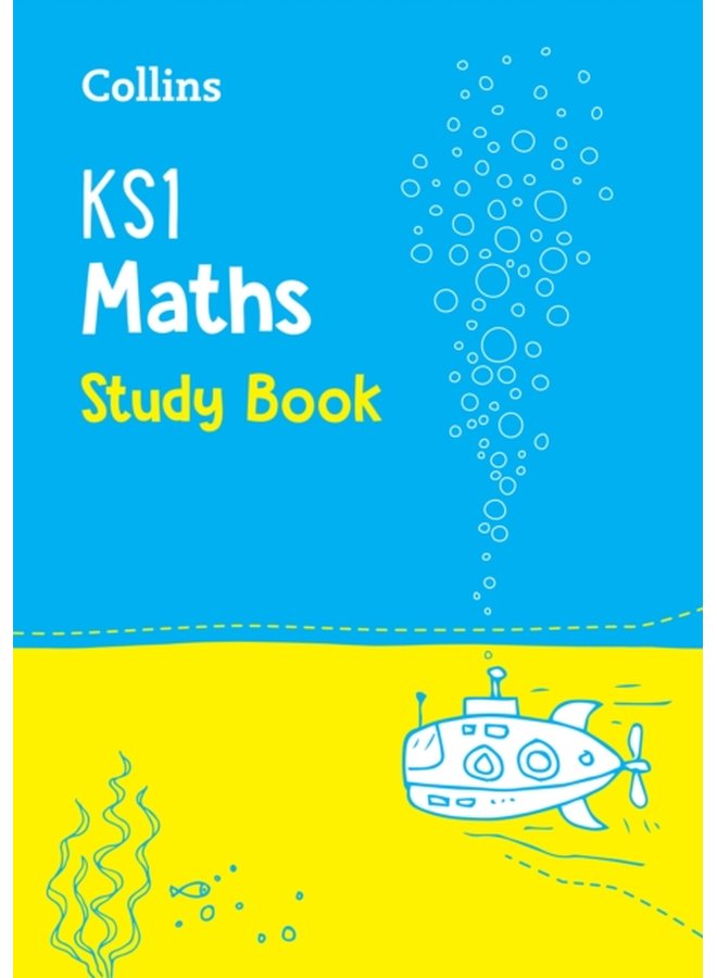 كتاب دراسة الرياضيات KS1 مثالي للاستخدام في المنزل - غلاف ورقي