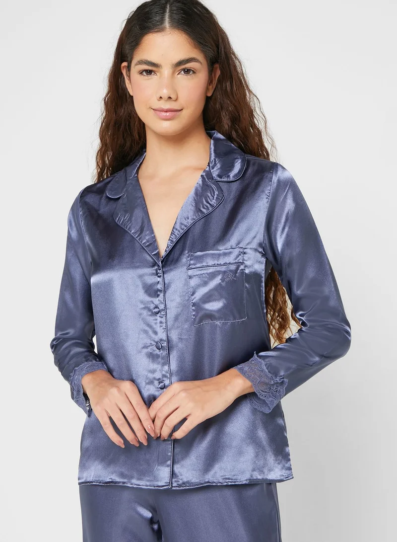 Boux Avenue Knitted Sleep Shirt Set