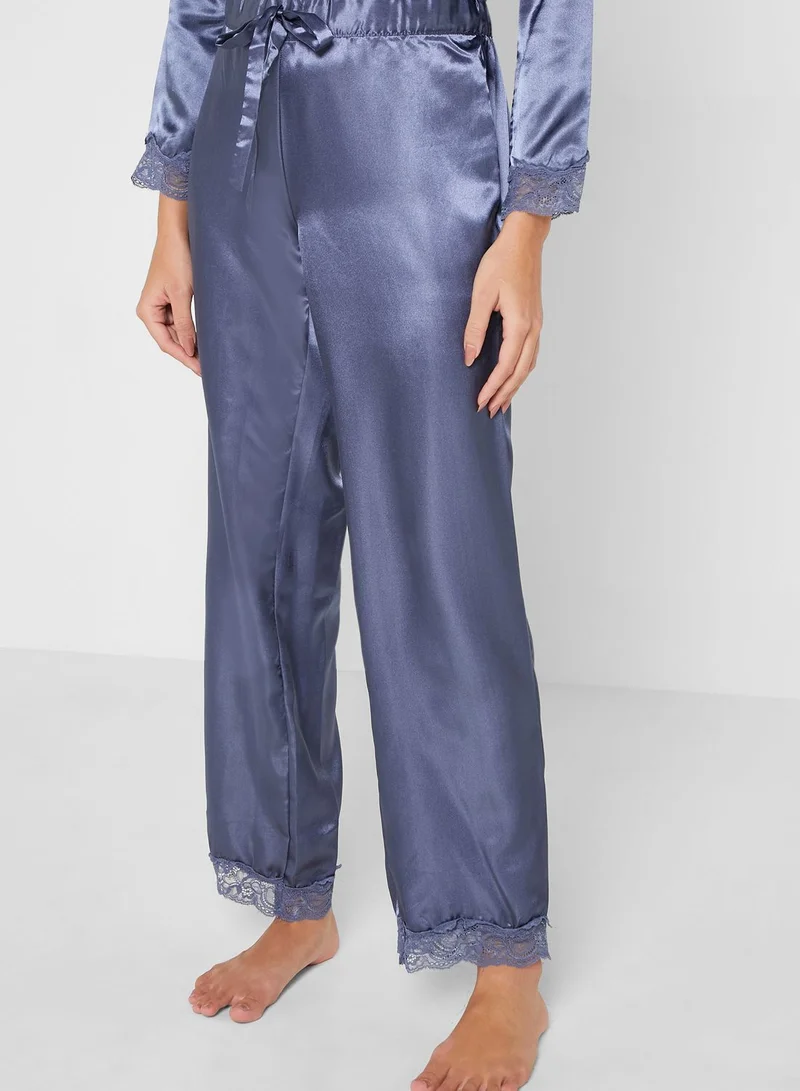 Boux Avenue Knitted Sleep Shirt Set