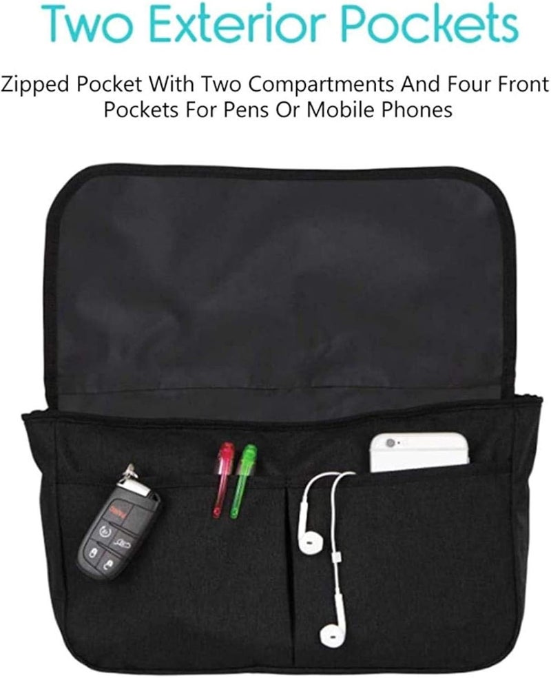 comfrt Wheelchair Side Bag,Wheelchair Pouch Bag for Your Mobility Devices Fits Most Scooters Manual Powered Or Electric Wheelchairs - Image 5