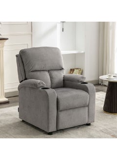 Micasa Elegant and Modern Design Recliner Chair with Push Back Grey 101 x 87 x 78 cm SX-8147 GREY  - Image 2
