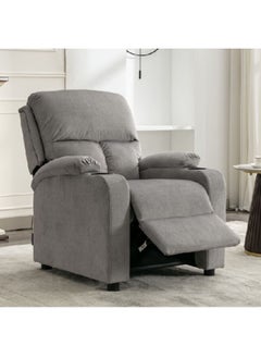 Micasa Elegant and Modern Design Recliner Chair with Push Back Grey 101 x 87 x 78 cm SX-8147 GREY  - Image 3