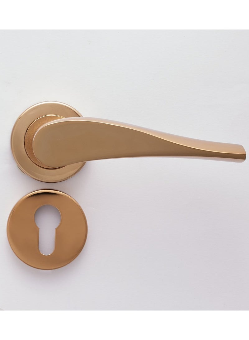 Siag Basak Rosetta Cylinder Door Handle - Image 1