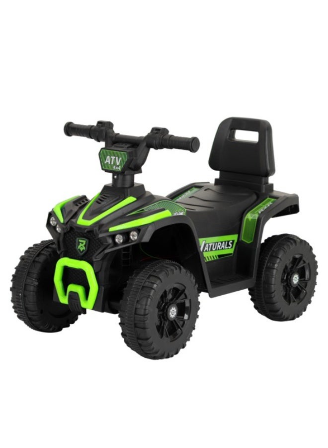Kids Ride-On ATV/Quad bike with Backrest Green10-932-G