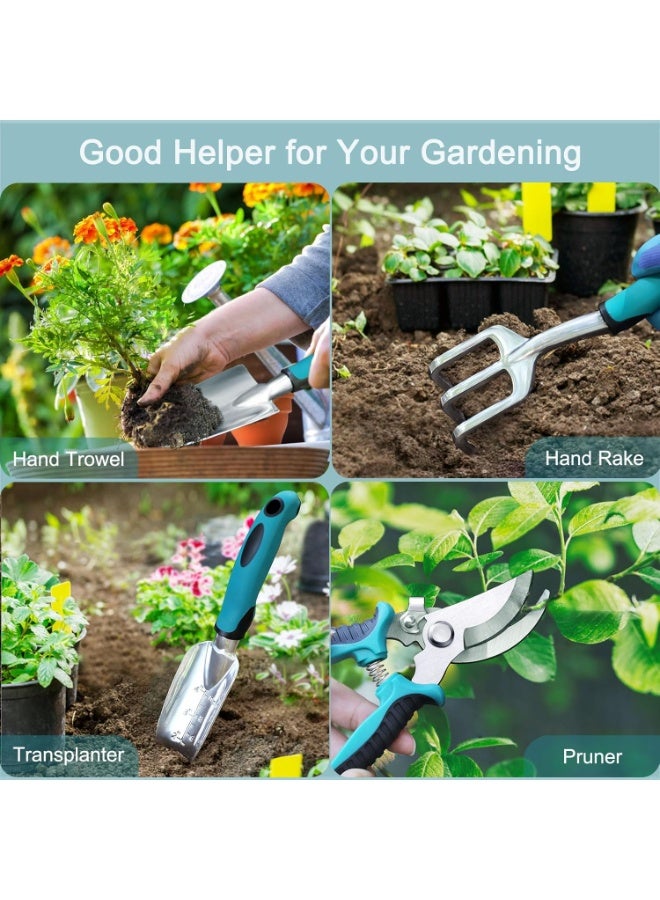 Kynup Garden Tools 7-Piece, Gardening Hand Tools, Gardening Tools Set with Rust-Proof,Stainless Steel, Aluminum Alloy Material, Gardening Supplies Set Ideal Gift - Image 5