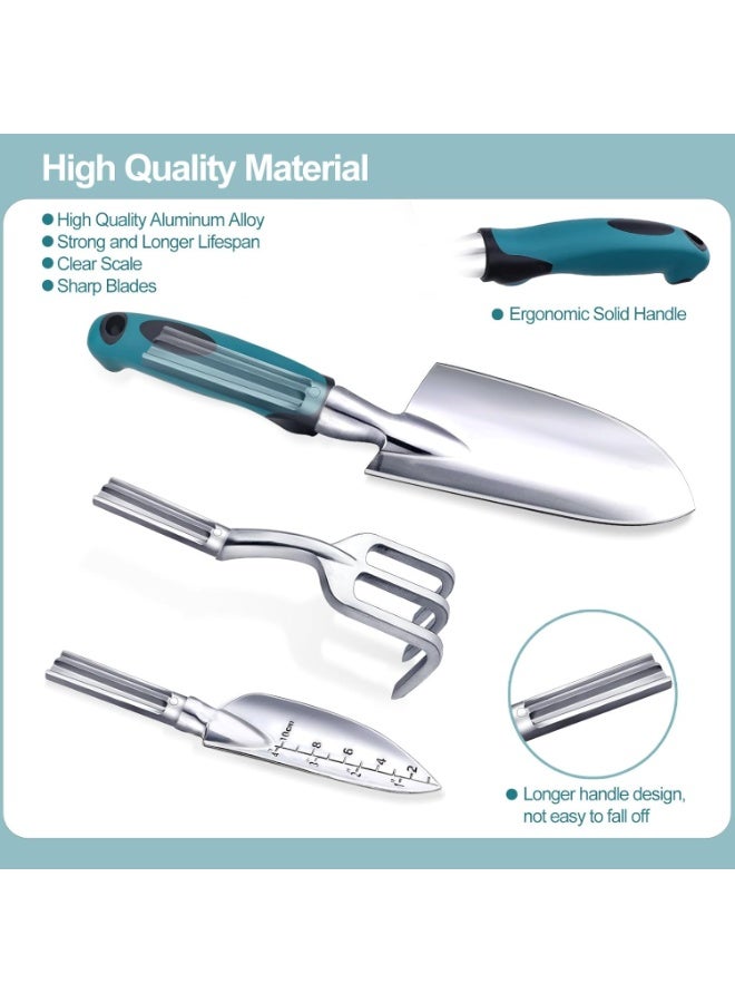 Kynup Garden Tools 7-Piece, Gardening Hand Tools, Gardening Tools Set with Rust-Proof,Stainless Steel, Aluminum Alloy Material, Gardening Supplies Set Ideal Gift - Image 2