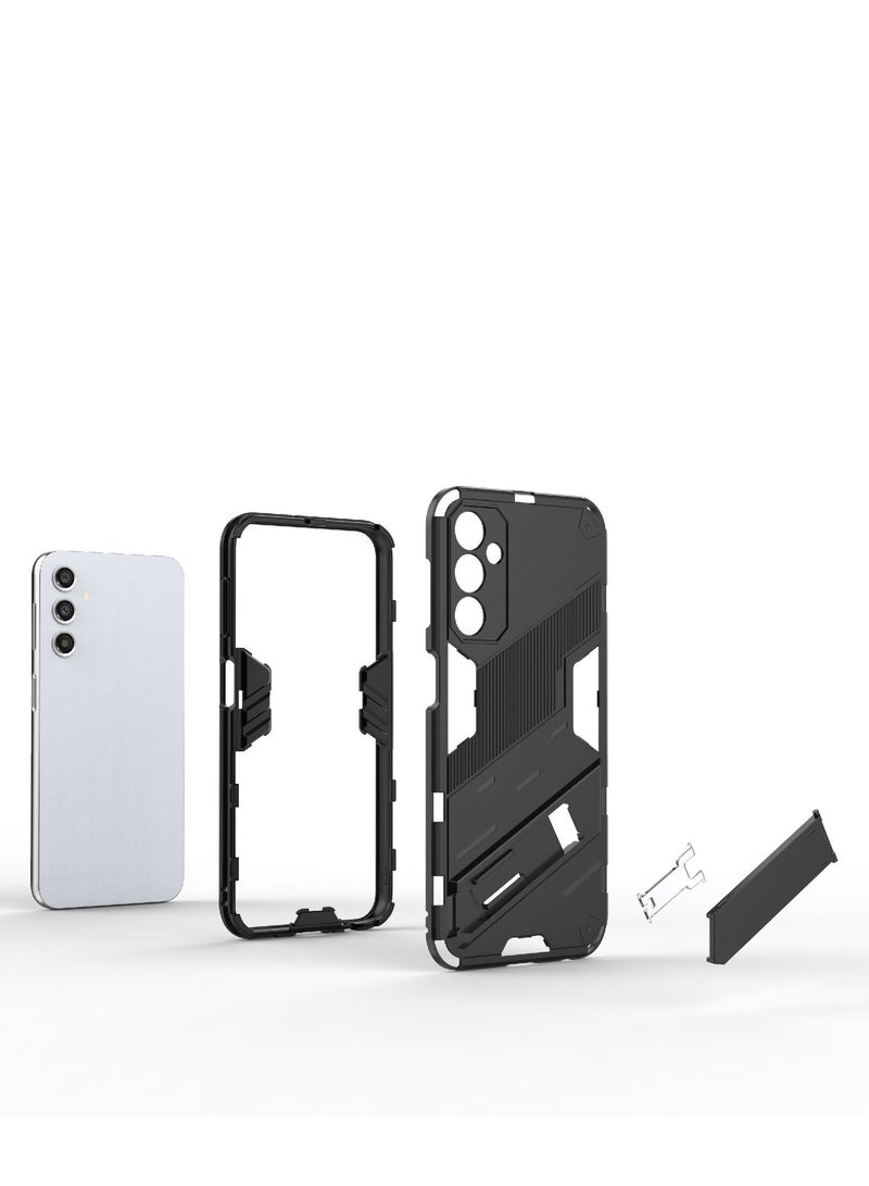 Punk Armor 2 in 1 PC Tpu Shockproof Phone Case with Invisible Holder For Samsung Galaxy A14 (watermelon) - Image 5