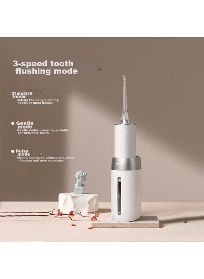 B-Air Bair V5 Small Square Bottle, Electric Water Flosser, Retractable Portable Orthodontic Electric Oral Irrigator, Dental Cleaning Water Flosser, Gift Box For Boyfriend, Small Black Bottle - Image 4