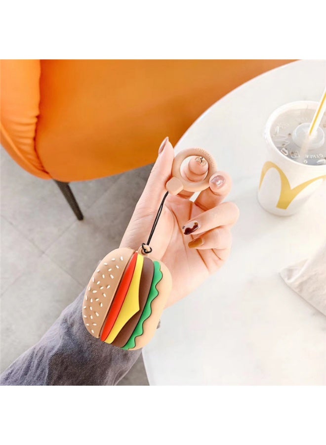 WinCheer حافظة سيليكون متوافقة مع Airpods 4، حافظة واقية لأسلاك الأذن لطيفة، حافظة لاسلكية فريدة من نوعها للبلوتوث، حافظات مضحكة، حافظات إبداعية ثلاثية الأبعاد مع سلسلة مفاتيح - Image 3