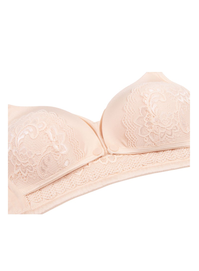 أوكوس حمالة صدر للحمل والرضاعة بكوب كامل - بيج - مقاس كبير جداً - Image 4