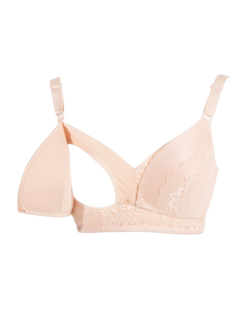 أوكوس حمالة صدر للحمل والرضاعة بكوب كامل - بيج - مقاس كبير جداً - Image 5