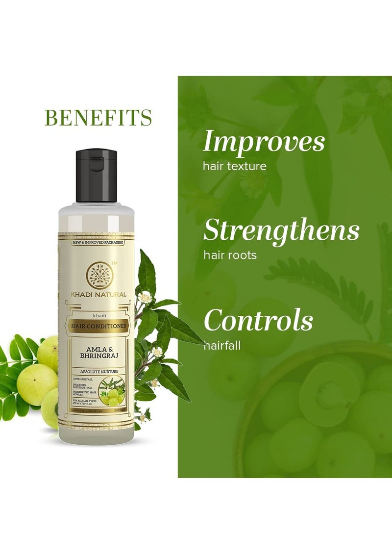 كادي نيتشورال بلسم الشعر خادي أملا وبرينجراج الطبيعي 210 مل - Image 2