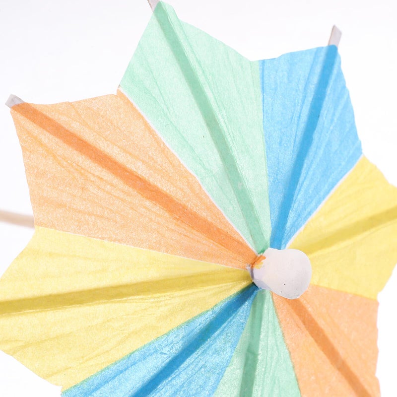 50pcs Octagonal Paper Cocktail Picks Drink Umbrellas Fruit Toothpicks For Party Cake Bar Decoration - Image 4
