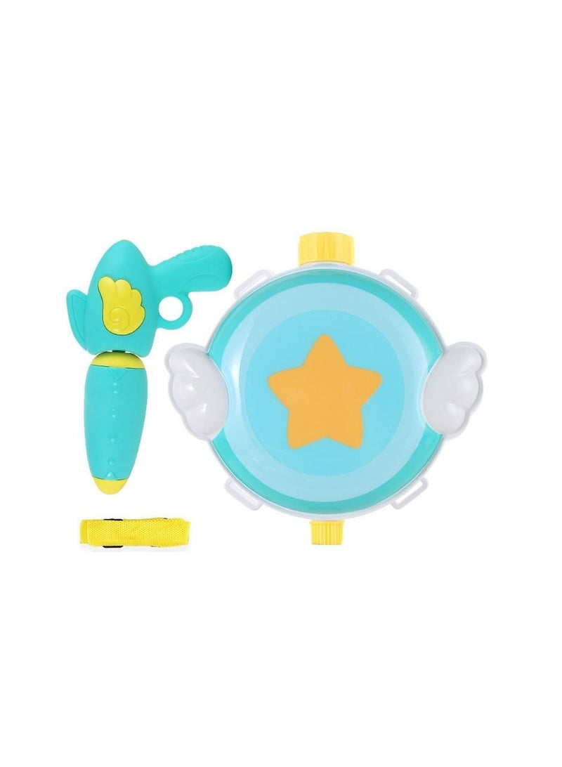 Y&D Children'S Water Gun, Cartoon Versatile Sakura Same Style,Backpack Gun With 2.5L Large Capacity Tank And Adjustable Strap, Summer Swimming Pool, Beach, Outdoor Toys, Spray Toys（Green） - Image 1