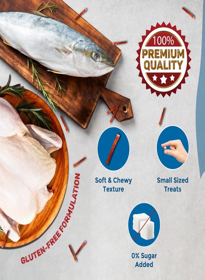 تريكسي مجموعة تريكسي لتغذية القطط، تتضمن قطع تونة بريميو وقطع سمك صغيرة من بريميو ترينر سناك، مكافآت غنية بالعناصر الغذائية للقطط، مناسبة لجميع السلالات، 50 غرام لكل منها - (عبوة من قطعتين) - Image 3